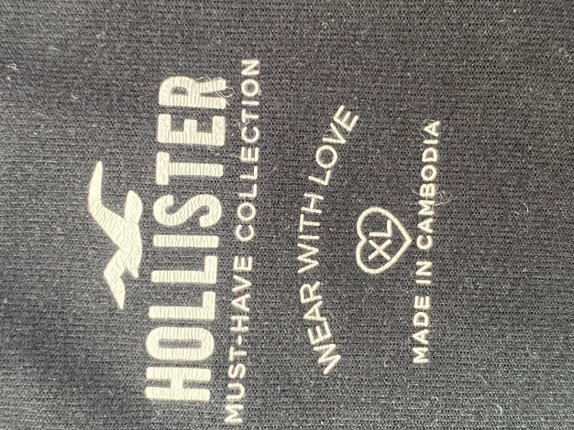 Y2K HOLLISTEΡ ΜΠΛΟΥΖΑ CROP ΜΕ PRINT ΜΑΥΡΟ ΓΥΝΑΙΚΕΙΟ PRE OWNED XL