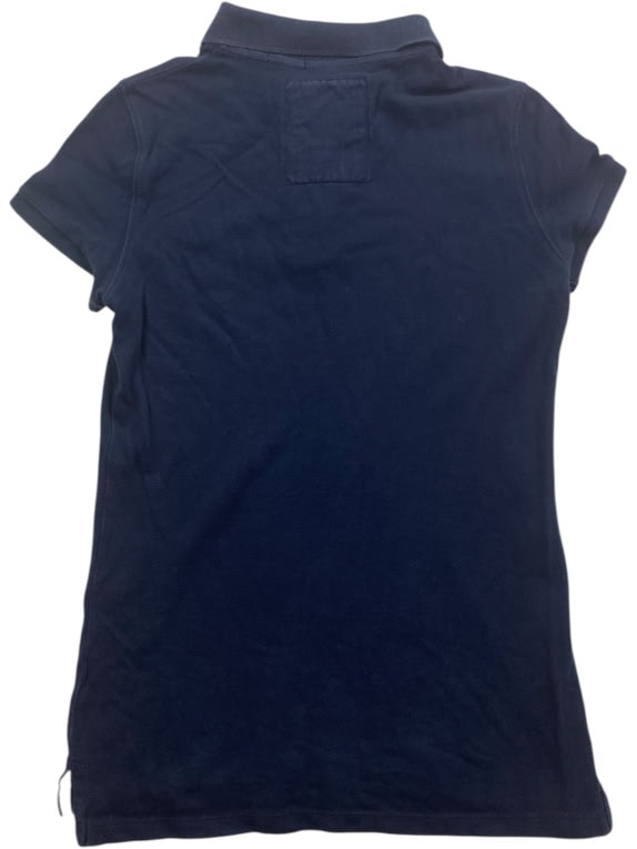 Hollister Polo Classic Stretch Logo Navy da donna L