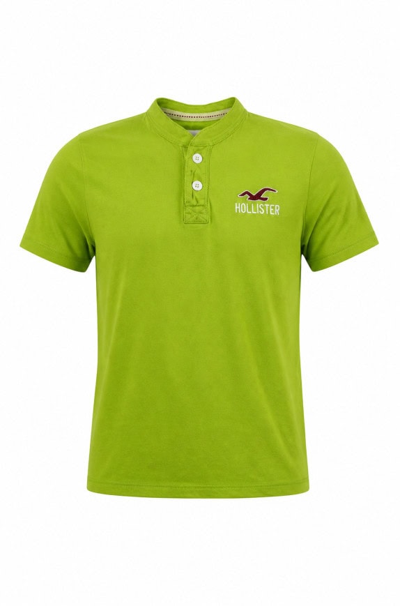 HOLLISTER POLO SHIRT MINIMAL LIME ΑΝΤΡΙΚΟ PRE OWNED L