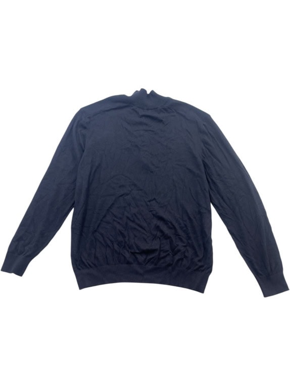 HOLLISTER ΠΟΥΛΟΒΕΡ ΜΕ ΜΙΣΟ ΦΕΡΜΟΥΑΡ MINIMAL ΜΑΥΡΟ ΑΝΤΡΙΚΟ PRE OWNED XXL