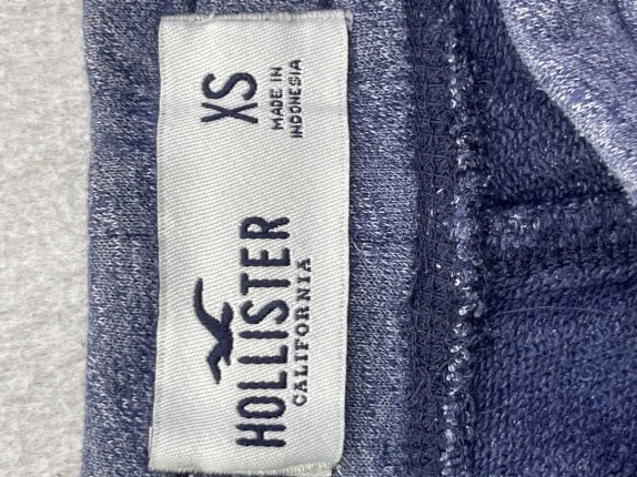 HOLLISTER SHORTS ATHLETIC BLU UOMO PRE OWNED XS