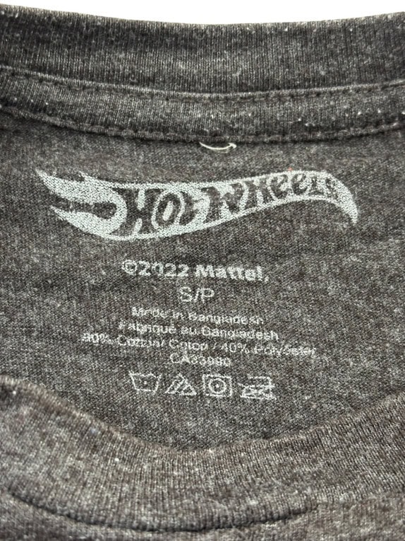 HOT WHEELS GRAPHIC T SHIRT RACING CHARCOAL ΑΝΤΡΙΚΟ PRE OWNED S