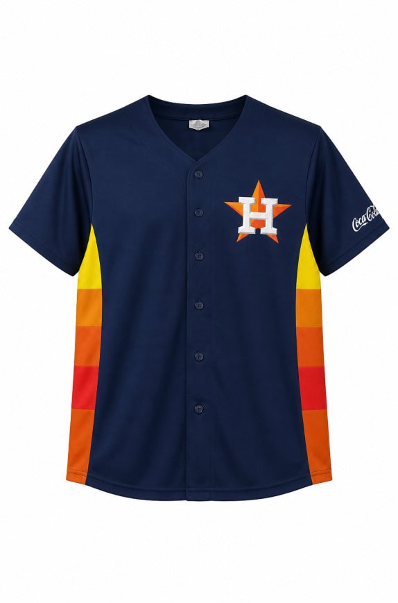 HOUSTON ASTROS GRAPHIC BASEBALL JERSEY ΑΝΔΡΙΚΟ PRE OWNED L