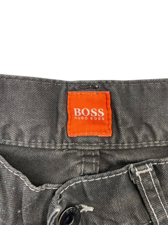 HUGO BOSS ΠΑΝΤΕΛΟΝΙ DENIM VINTAGE LOGO ΓΚΡΙ ΑΝΔΡΙΚΟ M