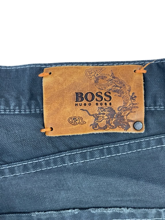 HUGO BOSS ΠΑΝΤΕΛΟΝΙ DENIM VINTAGE LOGO ΓΚΡΙ ΑΝΔΡΙΚΟ M