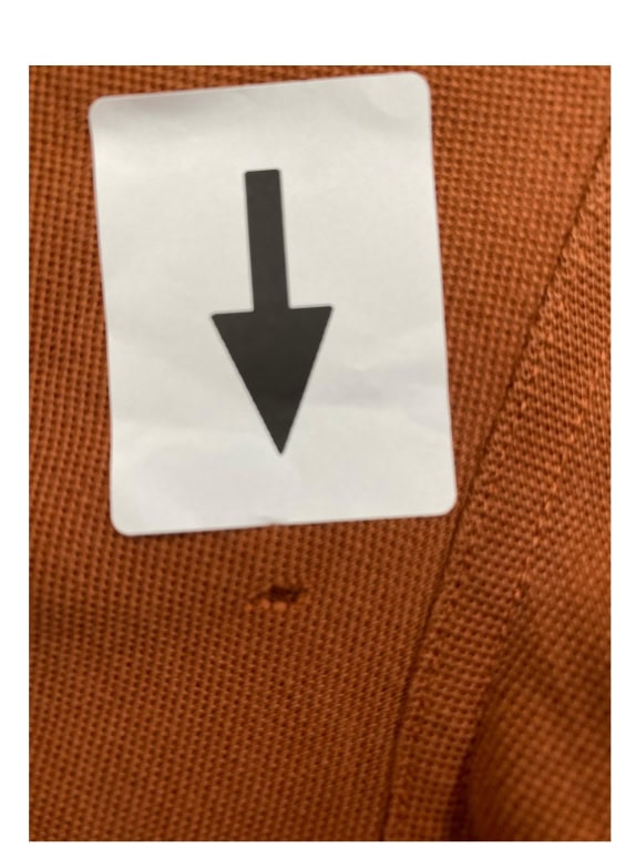 HUGO BOSS polo a maniche lunghe in cotone Pima con logo burnt orange da uomo XL
