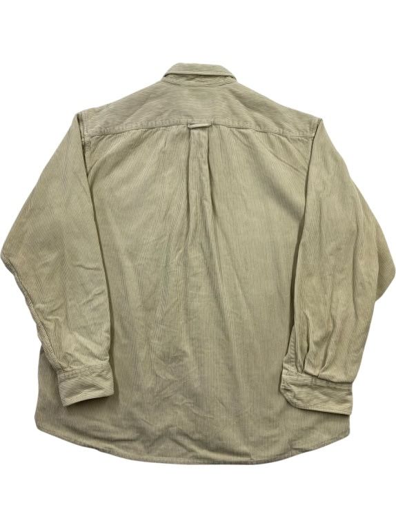 HUGO BOSS CAMICIA VINTAGE CON LOGO BEIGE DA UOMO XXL