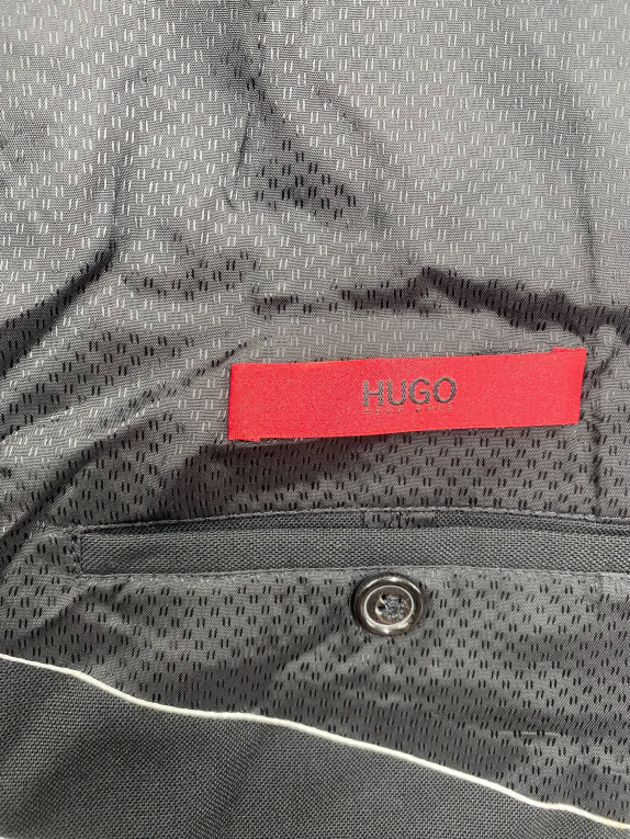 HUGO Boss Σακάκι Blazer Vintage Λογότυπο Μαύρο Ανδρικό XL