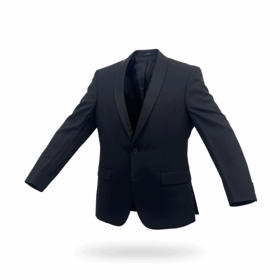 HUGO Boss Blazer Vintage con logo nero da uomo XL