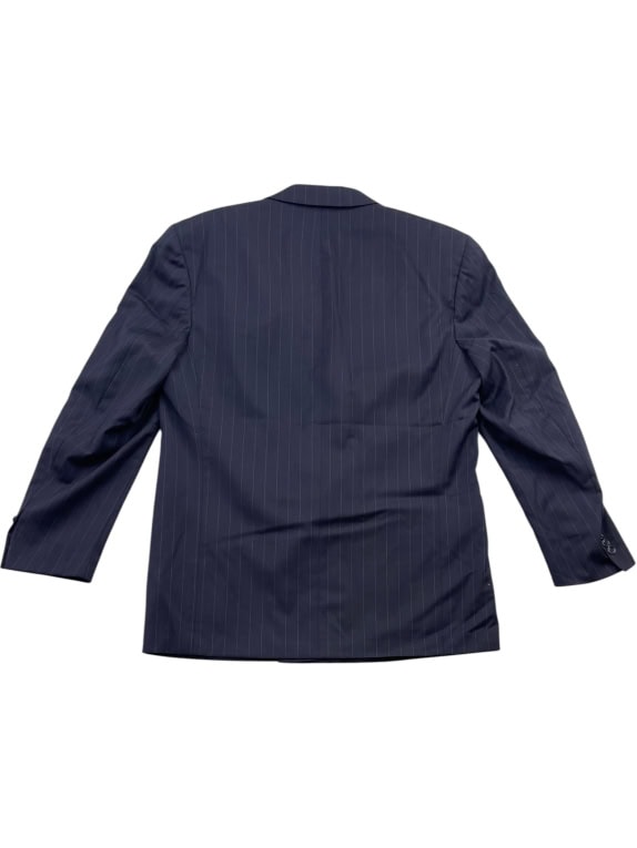 HUGO BOSS ΣΑΚΑΚΙ DOUBLE BREASTED PINSTRIPE ΜΠΛΕ UNISEX L
