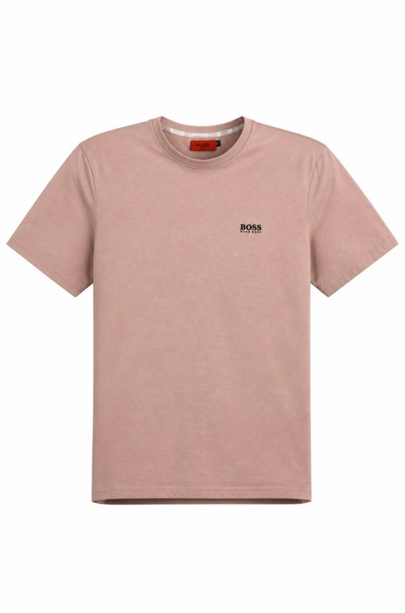 HUGO BOSS T SHIRT MINIMAL PINK UNISEX PRE OWNED L