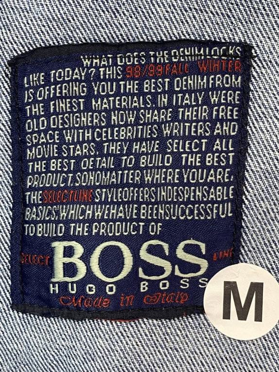 HUGO BOSS ΤΖΙΝ ΠΑΝΤΕΛΟΝΙ VINTAGE WASHED BLUE ΑΝΤΡΙΚΟ PRE OWNED M