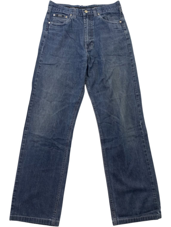 HUGO BOSS JEANS WASHED BLUE MEN PRE OWNED S