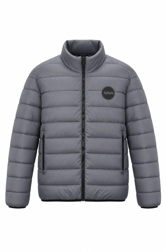 HUGO ΜΠΟΥΦΑΝ Puffer ΓΚΡΙ ΑΝΤΡΙΚΟ PRE OWNED XL
