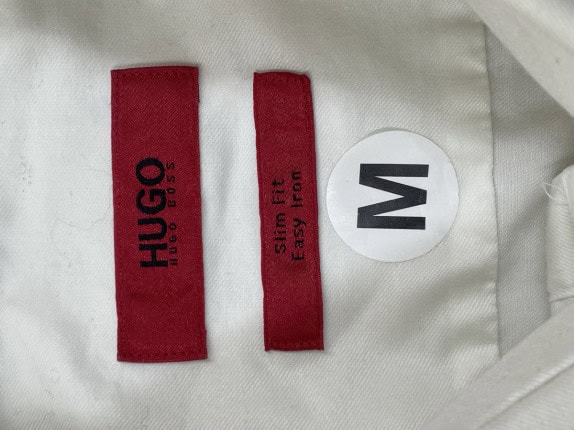 HUGO ΠΟΥΚΑΜΙΣΟ ΜΙΝΙΜΑΛ ΛΕΥΚΟ ΑΝΤΡΙΚΟ PRE OWNED M