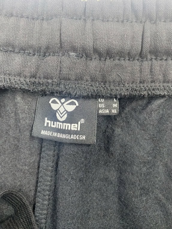 Hummel Φόρμα Παντελόνι Athletic Logo Μαύρο Ανδρικό L