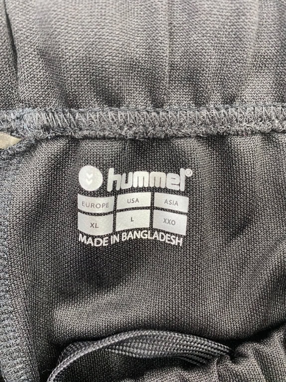 HUMMEL Pantaloni tuta Athletic Logo neri da uomo XL