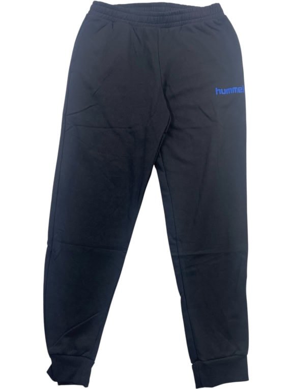 Hummel Φόρμα Παντελόνι Μαύρο Logo & Chevron Ανδρικό L