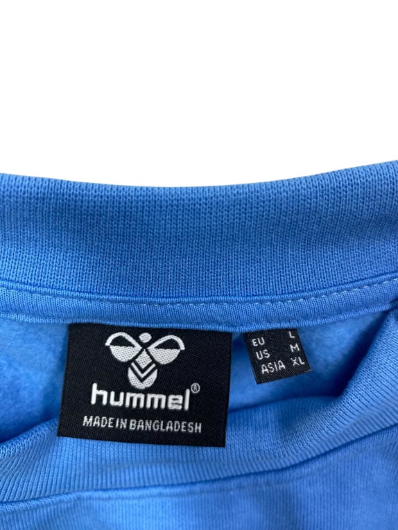 HUMMEL Φούτερ Crewneck Casual Logo Μπλε Unisex L