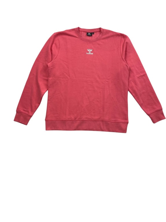 Hummel Φούτερ Crewneck Casual Λογότυπο Κόκκινο Ανδρικό L