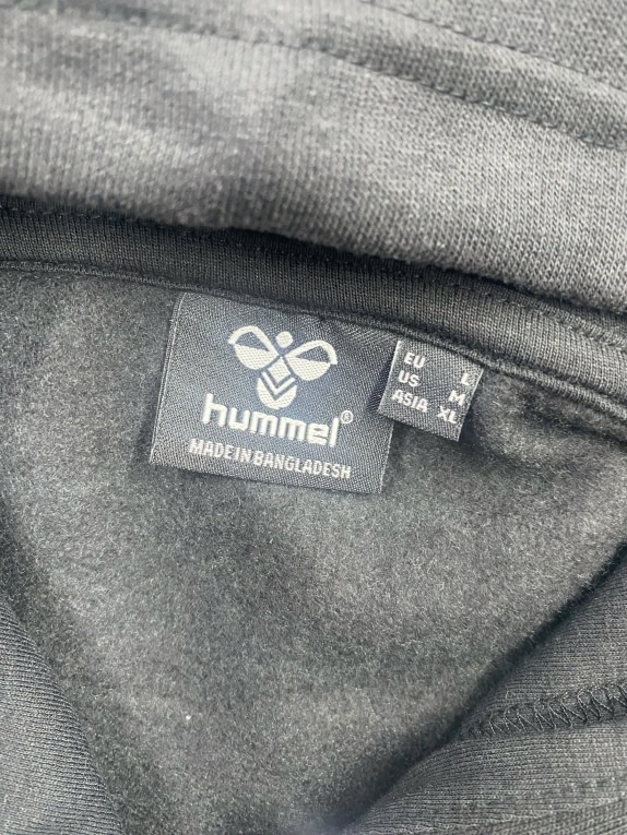 HUMMEL ΦΟΥΤΕΡ ΜΕ ΚΟΥΚΟΥΛΑ (HOODIE) LOGO ΜΑΥΡΟ ΑΝΔΡΙΚΟ L