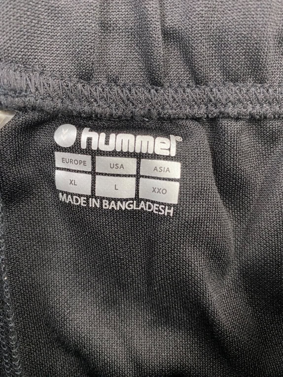 Hummel Μαύρη Αθλητική Φόρμα Παντελόνι Με Chevron Λεπτομέρειες Ανδρική XL