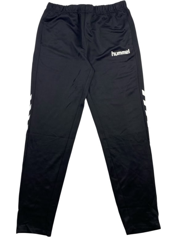 Pantaloni sportivi da tuta neri Hummel con dettagli Chevron da uomo L