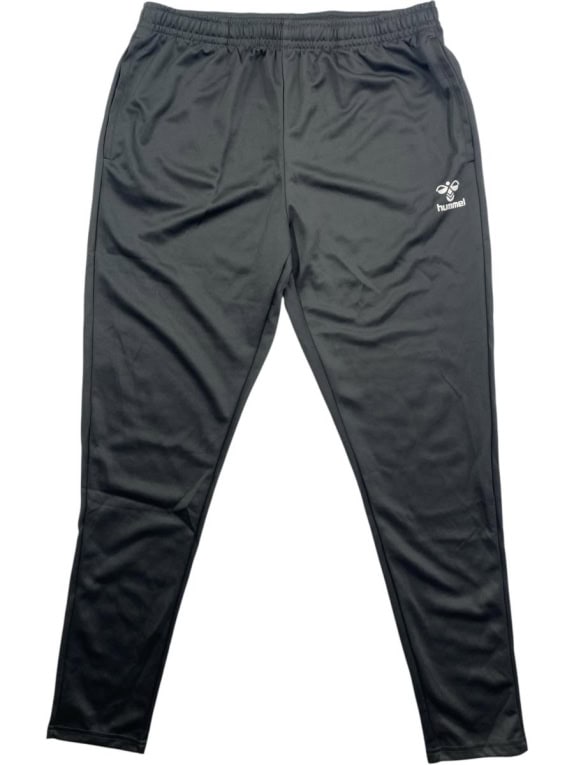 HUMMEL Pantaloni sportivi da tuta con logo neri da uomo L-XL