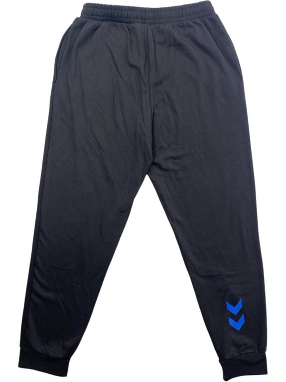 HUMMEL Παντελόνι Φόρμας Jogger Λογότυπο Μαύρο Ανδρικό M-L