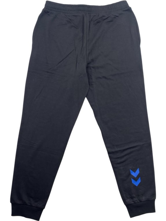 HUMMEL Παντελόνι Φόρμας Logo Μπλε Σκούρο/Μαύρο Ανδρικό XL