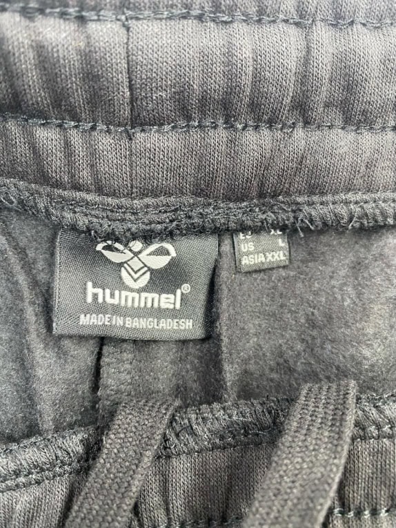 HUMMEL Παντελόνι Φόρμας Logo Μπλε Σκούρο/Μαύρο Ανδρικό XL