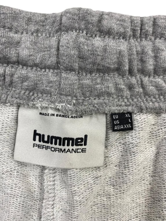 HUMMEL Παντελόνι Φόρμας Performance Λογότυπο Γκρι Ανδρικό XL