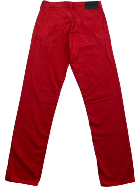 ICEBERG JEANS ΠΑΝΤΕΛΟΝΙ VINTAGE ΜΕ LOGO PATCH ΚΟΚΚΙΝΟ ΑΝΔΡΙΚΟ S