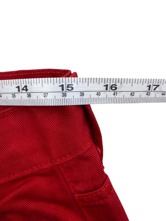 ICEBERG JEANS ΠΑΝΤΕΛΟΝΙ VINTAGE ΜΕ LOGO PATCH ΚΟΚΚΙΝΟ ΑΝΔΡΙΚΟ S