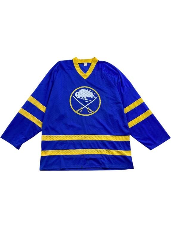 INAX BUFFALO SABRES JERSEY VINTAGE ΜΠΛΕ/ΚΙΤΡΙΝΟ UNISEX XL preowned