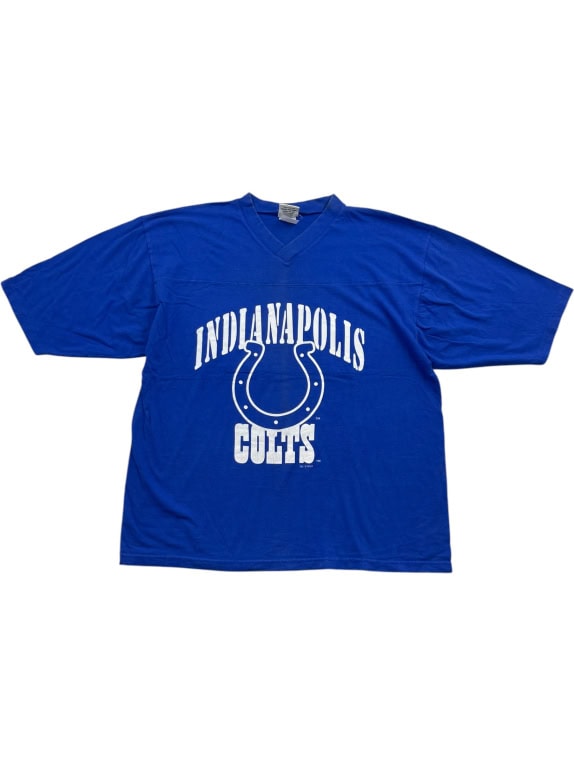 Indianapolis Colts T-Shirt Logo Μπλε Unisex XL