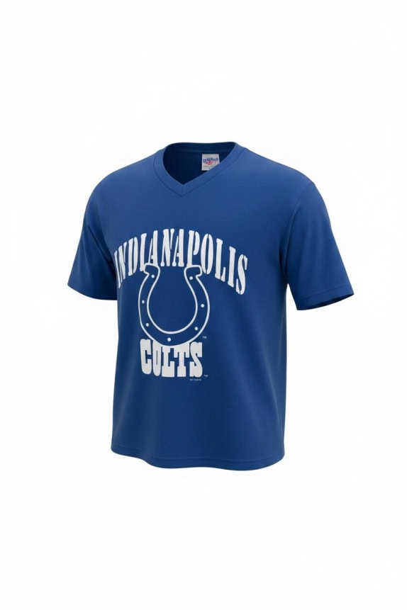 Indianapolis Colts T-Shirt Logo Μπλε Unisex XL