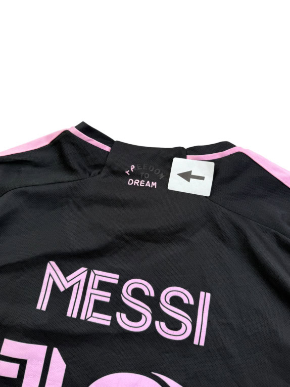 INTER MIAMI MESSI ΦΟΥΤΜΠΟΛ ΦΑΝΕΛΑ GRAPHIC ΜΑΥΡΟ ΡΟΖ ΑΝΤΡΙΚΟ PRE OWNED S