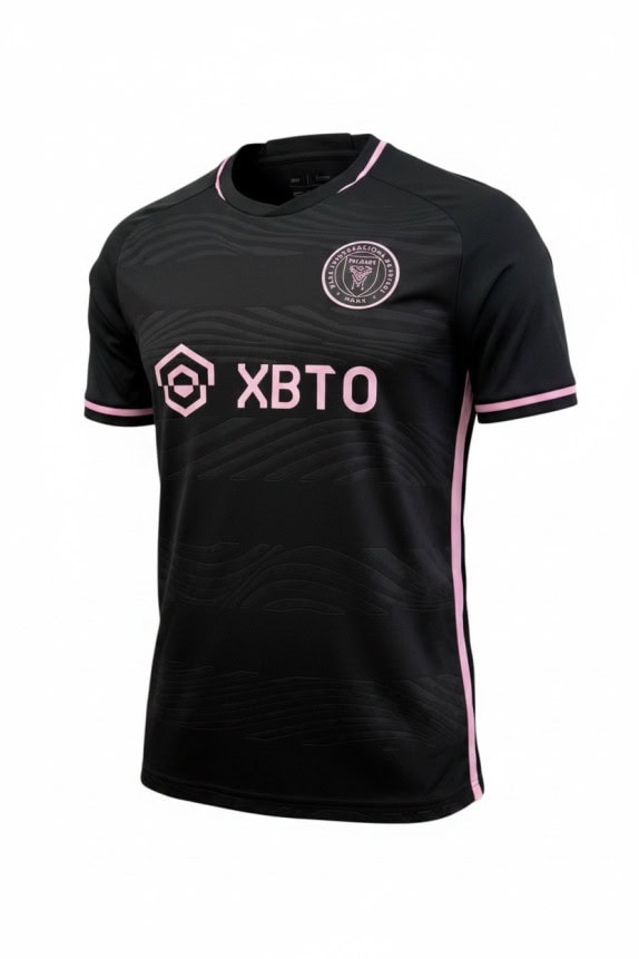 INTER MIAMI MESSI ΦΟΥΤΜΠΟΛ ΦΑΝΕΛΑ GRAPHIC ΜΑΥΡΟ ΡΟΖ ΑΝΤΡΙΚΟ PRE OWNED S