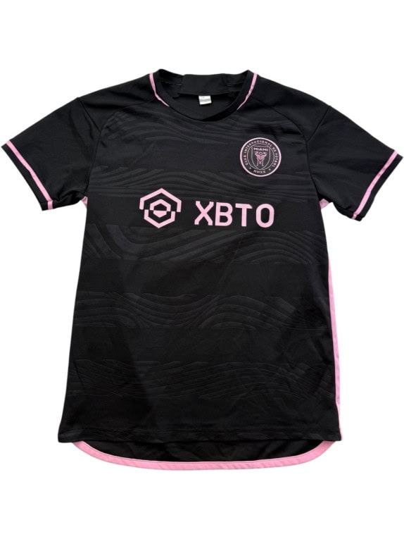 INTER MIAMI MESSI ΦΟΥΤΜΠΟΛ ΦΑΝΕΛΑ GRAPHIC ΜΑΥΡΟ ΡΟΖ ΑΝΤΡΙΚΟ PRE OWNED S