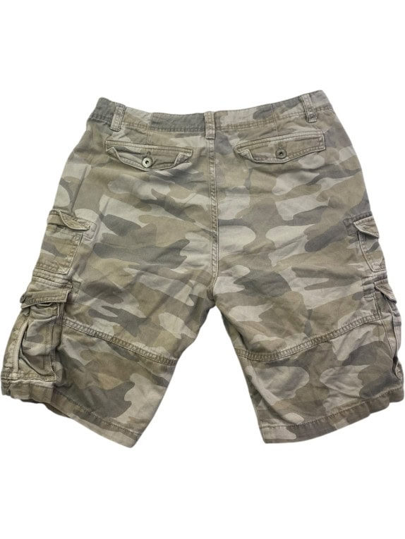 IRON CO CARGO ΒΕΡΜΟΥΔΑ UTILITY OLIVE CAMOUFLAGE ΑΝΤΡΙΚΟ PRE OWNED L