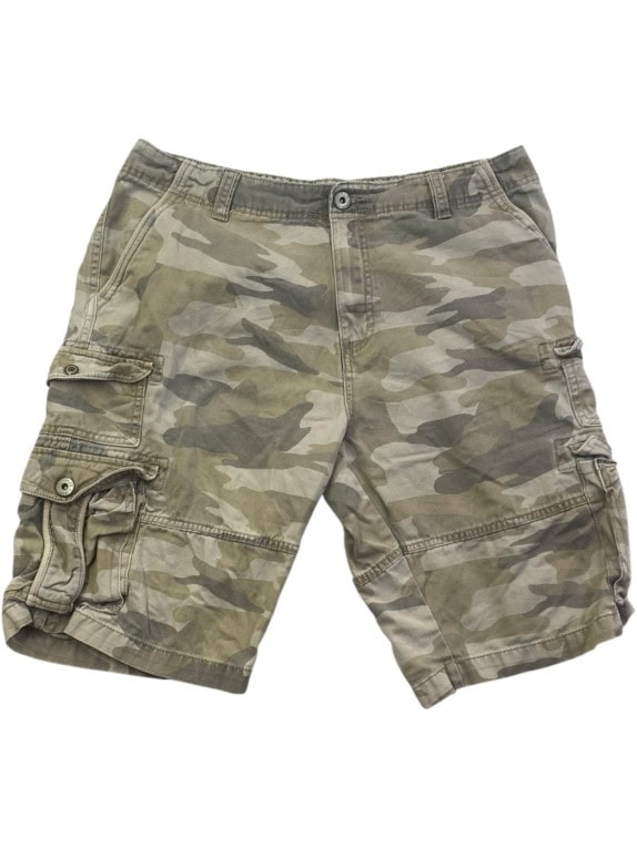 IRON CO CARGO ΒΕΡΜΟΥΔΑ UTILITY OLIVE CAMOUFLAGE ΑΝΤΡΙΚΟ PRE OWNED L