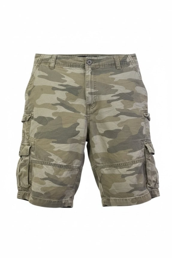 IRON CO CARGO ΒΕΡΜΟΥΔΑ UTILITY OLIVE CAMOUFLAGE ΑΝΤΡΙΚΟ PRE OWNED L