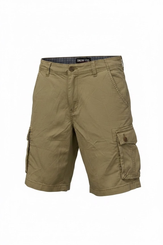 IRON CO CARGO SHORTS WORKWEAR OLIVE MEN PRE OWNED L