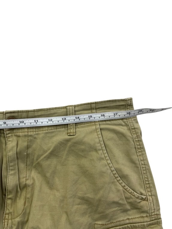 IRON CO CARGO SHORTS OLIVE UOMO PRE OWNED L