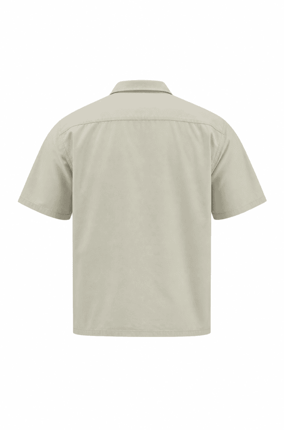 ISLAND REPUBLIC SHIRT TROPICAL BEIGE MEN PRE OWNED M