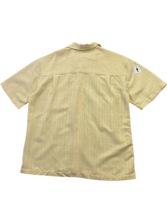 ISLAND SHORES ΠΟΥΚΑΜΙΣΟ RAYON ΠΟΥΚΑΜΙΣΟ RETRO KΙΤΡΙΝΟ ΑΝΤΡΙΚΟ PRE OWNED M