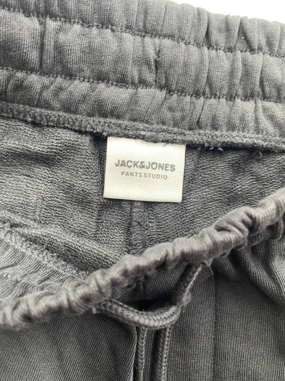 Jack & Jones Φόρμα Παντελόνι Casual Zip Pockets Μαύρο Ανδρικό S
