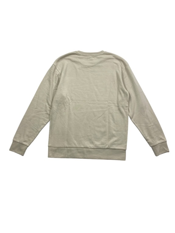 JACK & JONES Sweatshirt CASUAL Embroidered Logo Beige Men’s L