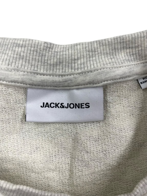 Jack & Jones Felpa Casual con Logo Grigia da Uomo L